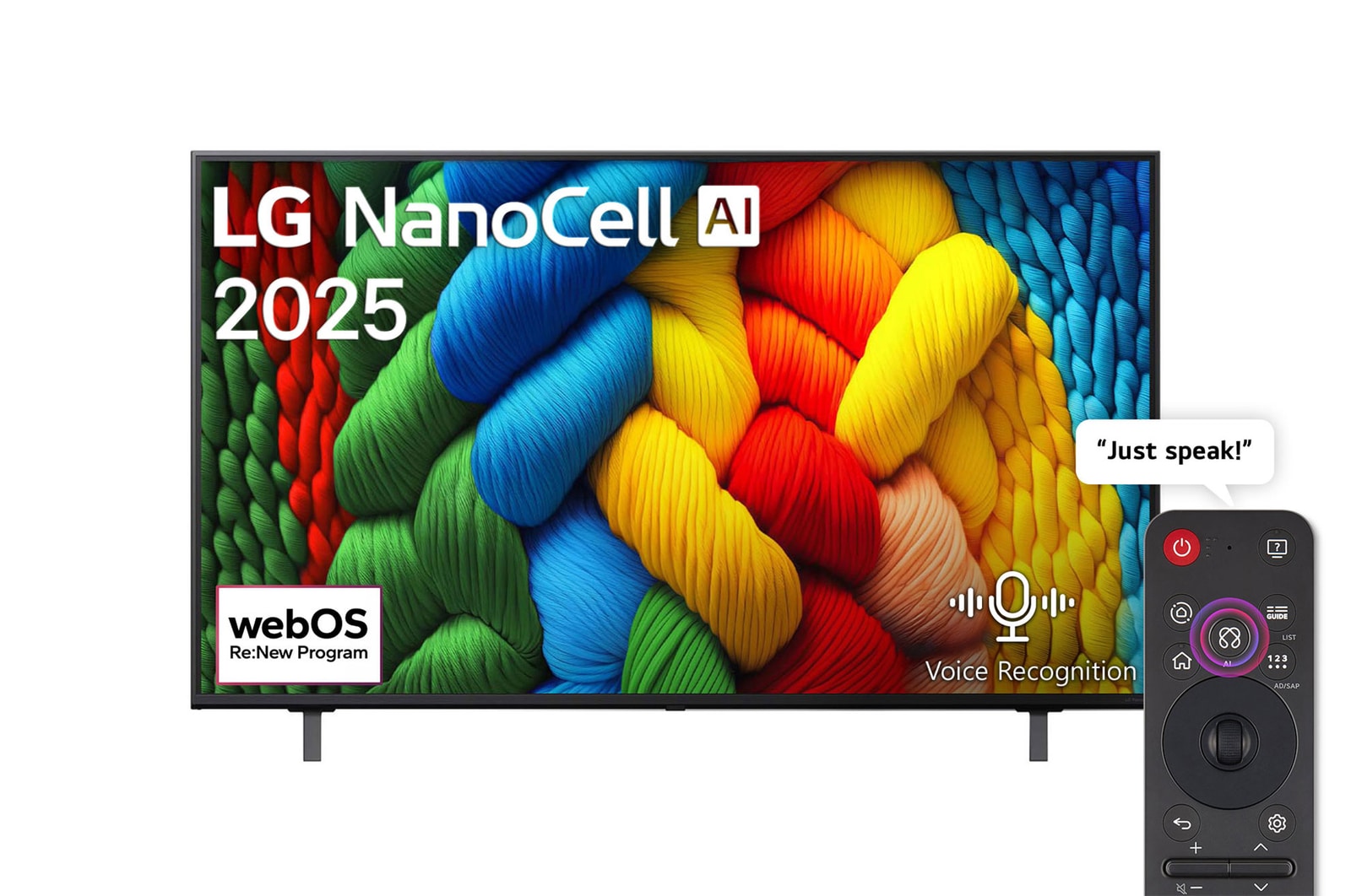 LG 65NANO80A6A NanoCell 4K Smart TV - 65"