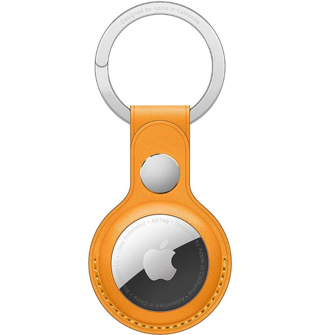Apple AirTag Leather Key Ring California Poppy - MM083ZM/A