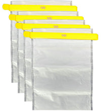 NoStick Reusable Freezer Bags: Durable, Eco-Friendly, -72°C Safe, 4-Pack
