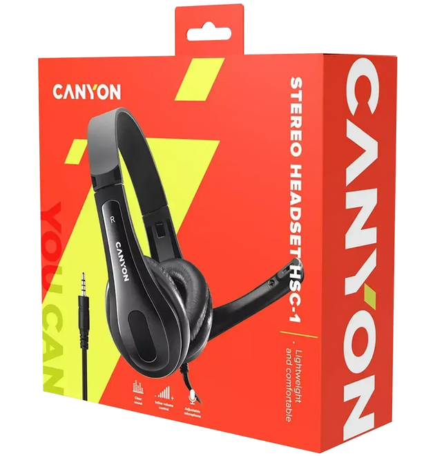 Canyon HSC-1 PC headset - Black