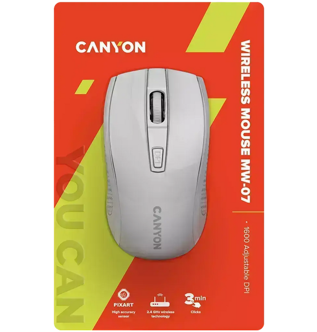 Canyon MW-7 Wireless mouse - White