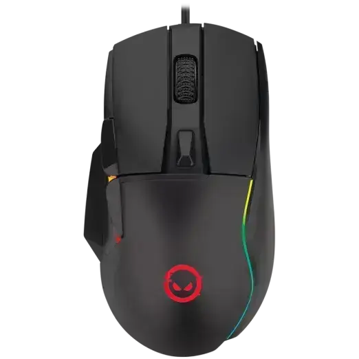 Lorgar Jetter 357 Optical RGB Gaming Mouse Black