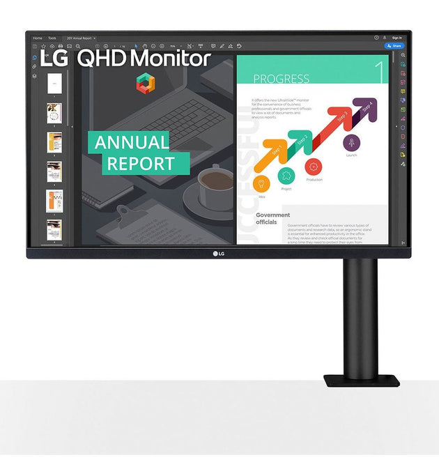 LG 27QN880-B 27-inch QHD IPS Ergo Monitor