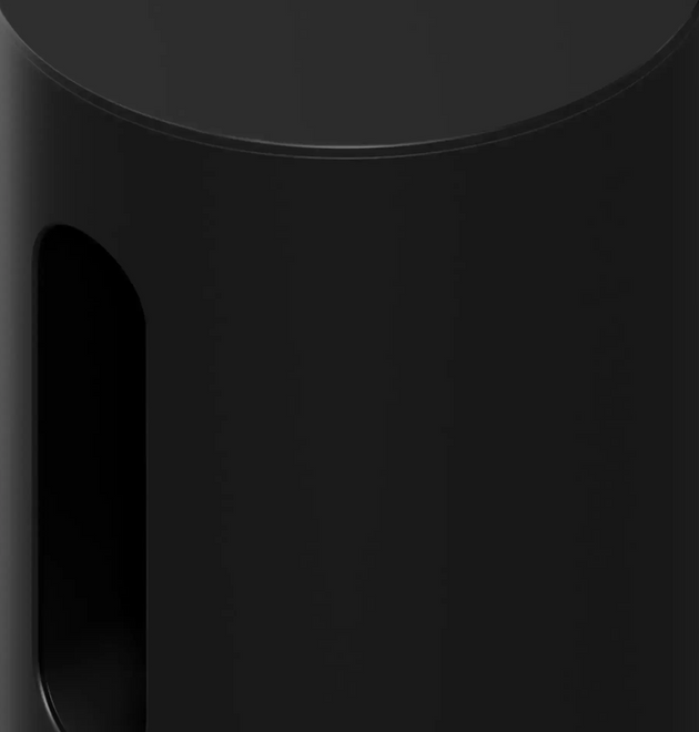 Sonos Sub Mini Compact Wireless Subwoofer for Enhanced Home Theater Bass