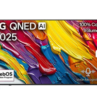 LG 75-inch QNED82 4K Smart TV AI Magic Remote webOS HDR10