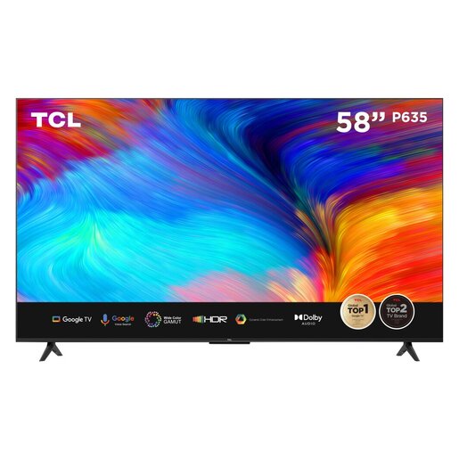 TCL 58P635 Google 4K LED TV