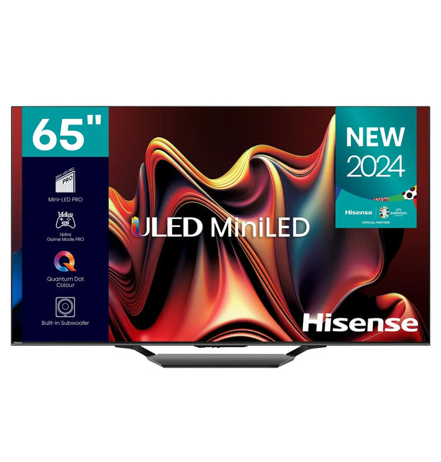 Hisense 65U7N Mini LED ULED 4K Smart TV & HS1800 Soundbar
