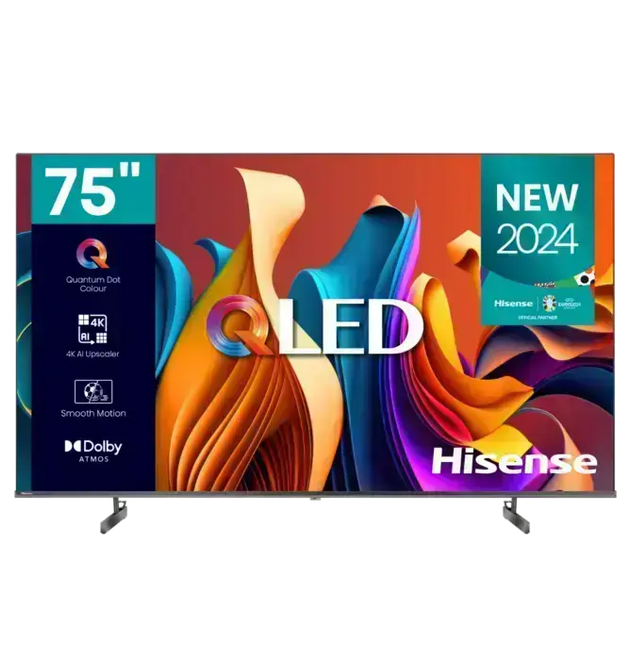 Hisense 75Q6N 75-Inch QLED 4K Smart TV: Quantum Dot, Smooth Motion