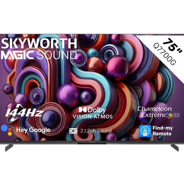 Skyworth 75Q7700G QLED Google 4K LED TV - 75