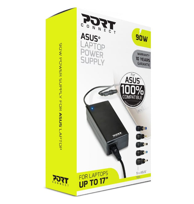 PORT Connect 90W Notebook Adapter Asus - 900007-AS