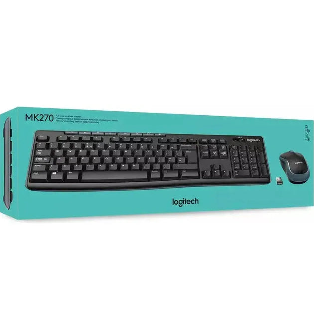 Logitech MK270 Wireless Keyboard and Mouse Combo