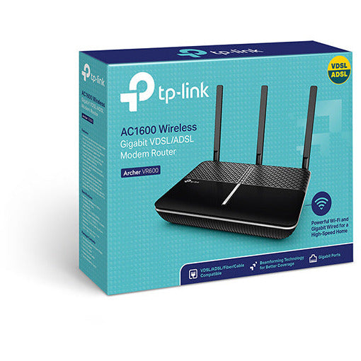 TP-Link AC1600 Wireless Gigabit VDSL-ADSL Modem Router VR600 - New World Menlyn