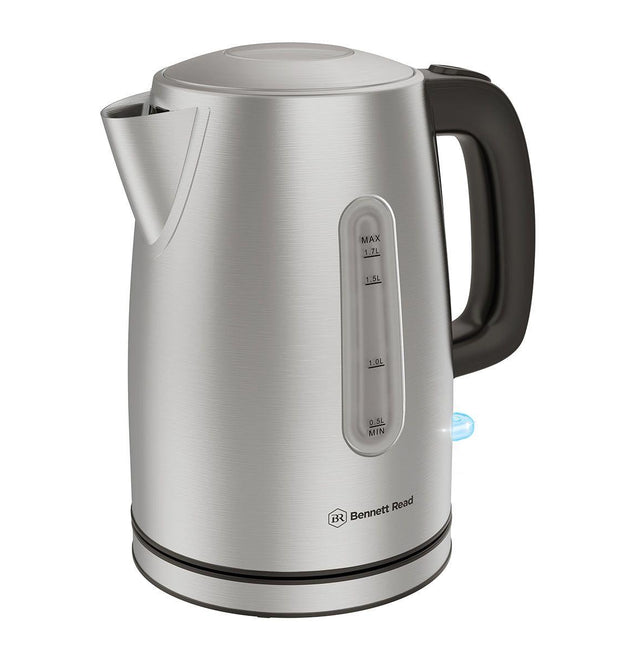 Bennett Read KKT102 1.7L Satin Silk Stainless Steel Kettle, 2200W Fast Boil