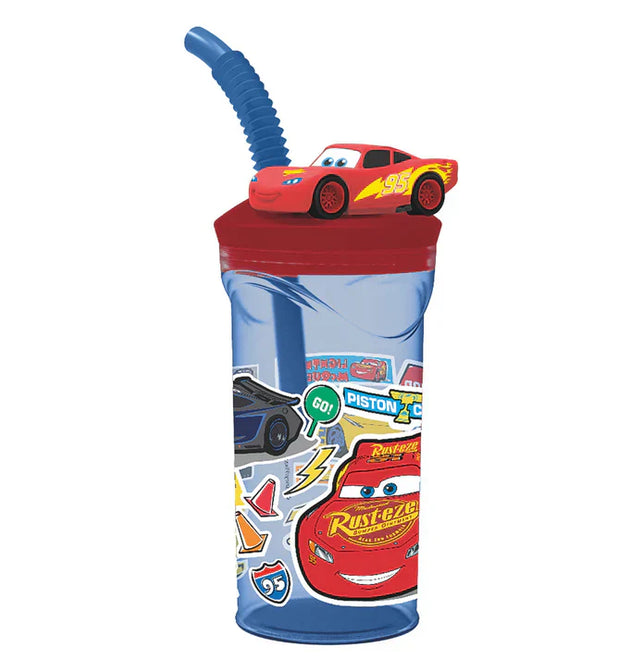 3D Cars Figurine Tumbler - 360ml