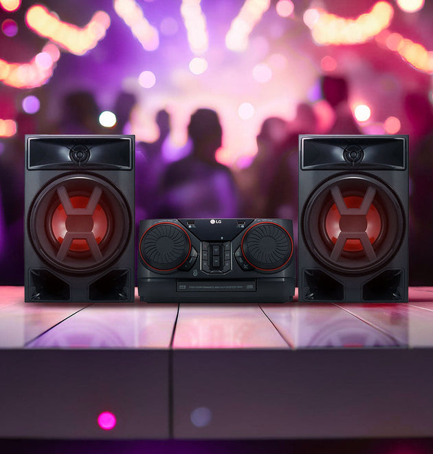 LG XBOOM CK43N Mini Hifi: Powerful Bass, Bluetooth, USB, TV Sound Sync