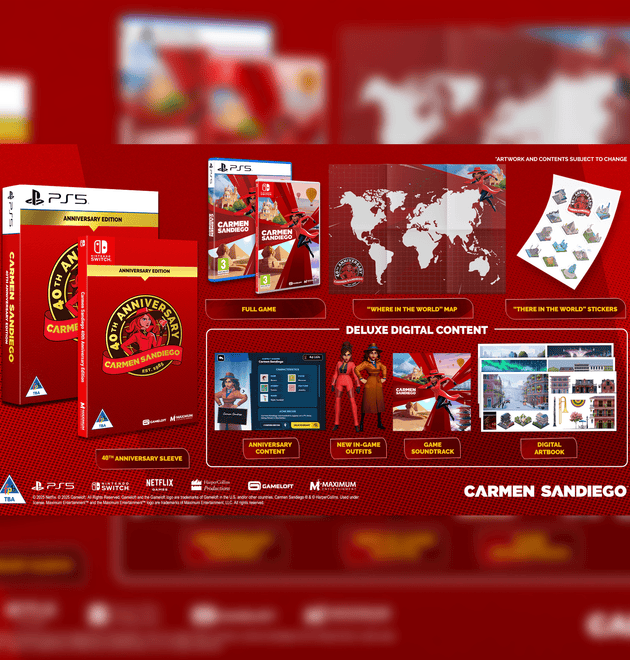 Carmen Sandiego 40th Anniversary Edition (PS5)