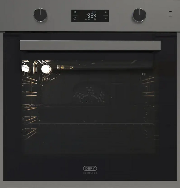 Defy DBO496 Slimline 70L Thermofan+ Multifunction Oven with Touch Control