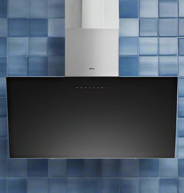 AEG DECS9252K 90cm Angled Glass Cooker Hood with LED Lighting