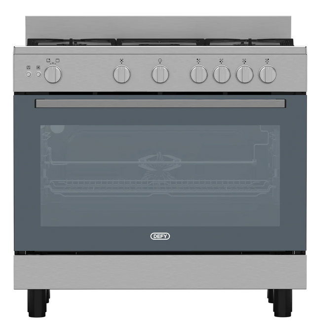 Defy DGS90G 90cm Full Gas Electric Stove with Wok Burner