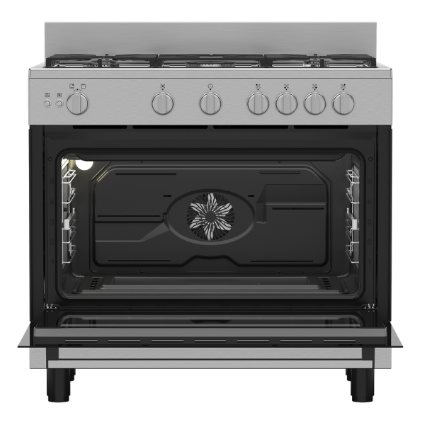 Defy DGS90G 90cm Full Gas Electric Stove with Wok Burner