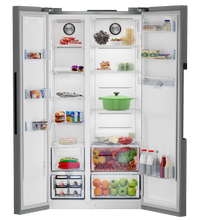 Defy DFF647 Side-by-Side Fridge: NatureLight, No Frost, Dual Cooling, Energy-Efficient