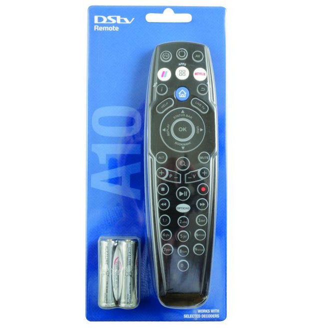 DSTV A10 Universal Remote for HD Decoders Explora - Backlit Multi-Mode Control