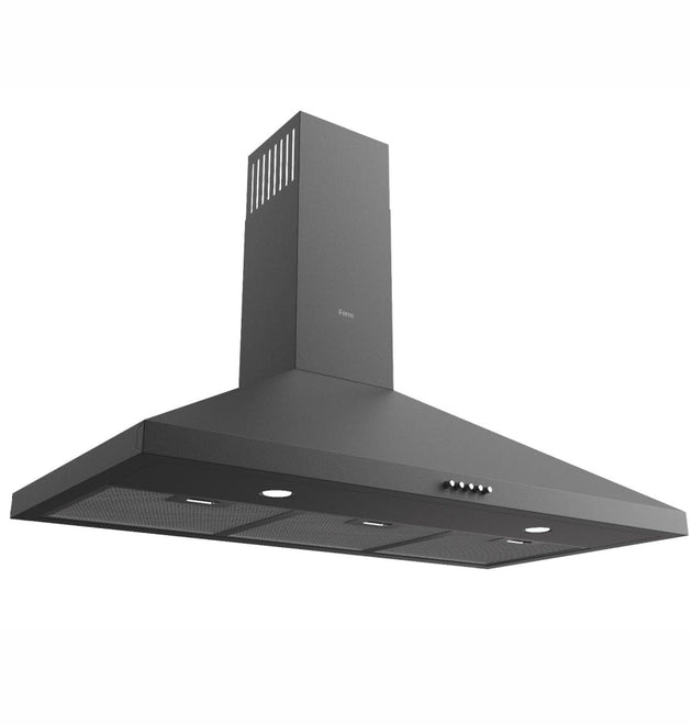 Ferre D004 35-Inch Black Pyramid Chimney Hood: Powerful 500 CFM Kitchen Vent Fan
