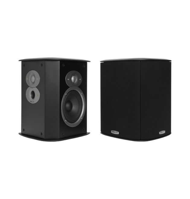 Polk FXi A4 Home Theater Surround Speakers Pair - Immersive Audio, Versatile Black