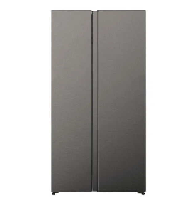 Hisense H680SIT Titanium Silver Side-by-Side Refrigerator Freezer Total No Frost