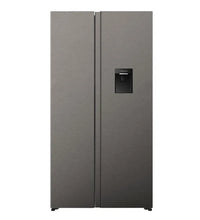 Hisense H680SIT-WD 541L Titanium Side-by-Side Refrigerator, Water Dispenser