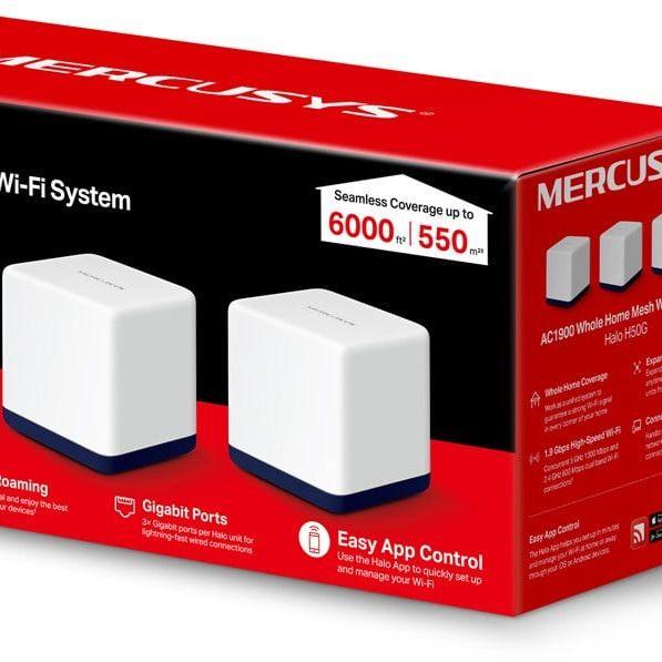 Mercusys Halo H50G (3-pack) AC1900 Whole Home Mesh Wi-Fi System