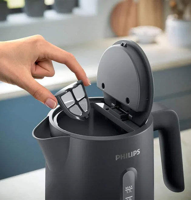 Philips 1.7L Electric Kettle - Rapid Boil, Easy Clean, Auto Shut-Off