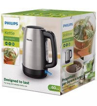 Philips HD9350/90 Stainless Steel 1.7L Electric Kettle with Energy-Saving Indicators