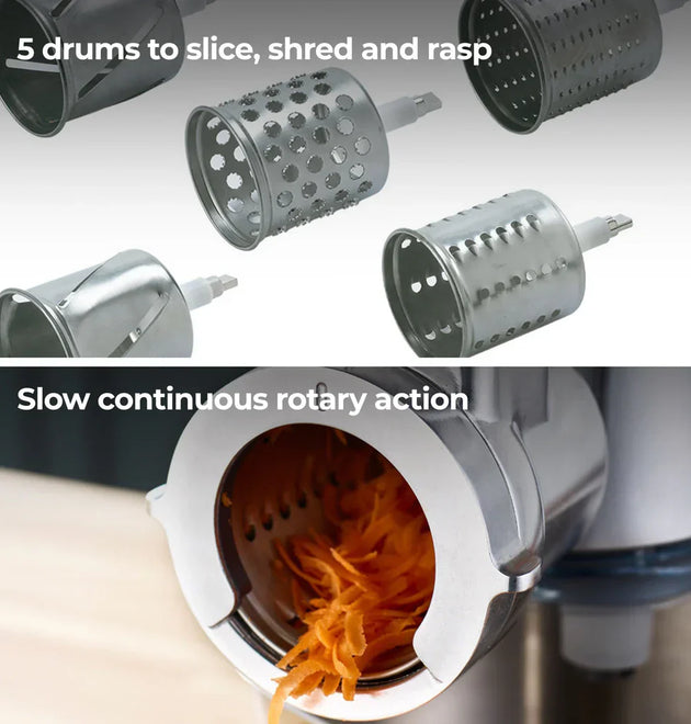 Kenwood KAX643ME Roto Food Cutter Attachment - Mince, Slice, Shred with Ease