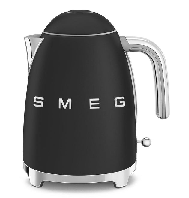 Smeg KLF03BLMSA 50s Retro Style Black Matte Electric Kettle 1.7L Quick Boil