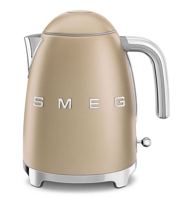 Smeg KLF03CHMSA 50s Retro Style Champagne Matte Electric Kettle Quick Boil
