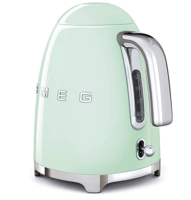 Smeg KLF03PGSA Pastel Green 50's Retro Electric Kettle: Fast Boil, Stylish Design