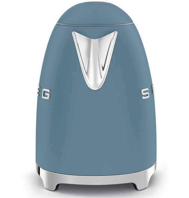 Smeg 50s Retro Style Electric Kettle, 1.7L, Storm Blue Stainless Steel