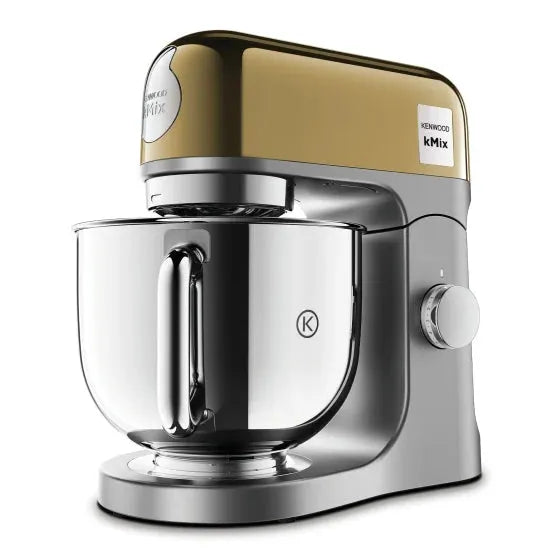 Kenwood kMix KMX760YG 1000W Stand Mixer with 5L Bowl, Elegant Yellow Gold