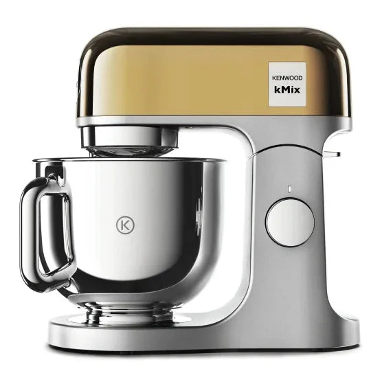 Kenwood kMix KMX760YG 1000W Stand Mixer with 5L Bowl, Elegant Yellow Gold