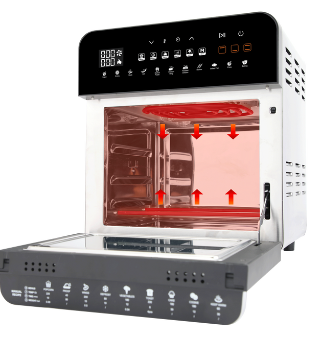 Kuvings 14.5L All-in-One Air Oven Toaster Dehydrator Rotisserie – Healthy Cooking