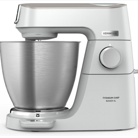 Kenwood KVL65.001WH Titanium Chef Baker XL Stand Mixer, EasyWeigh Scales