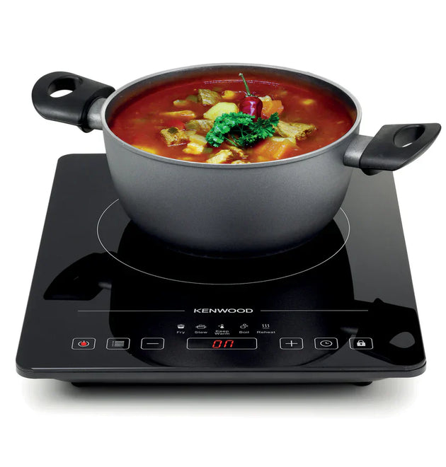 Kenwood IDC02.000BK Single Portable Induction Cooker with LED Touch Control