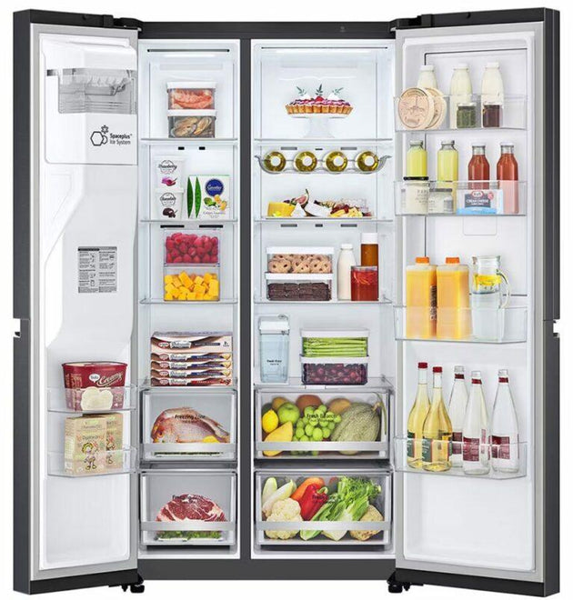 LG GC-J257SQ2W Smart Side-by-Side Fridge: UVnano, Door-in-Door, Ice