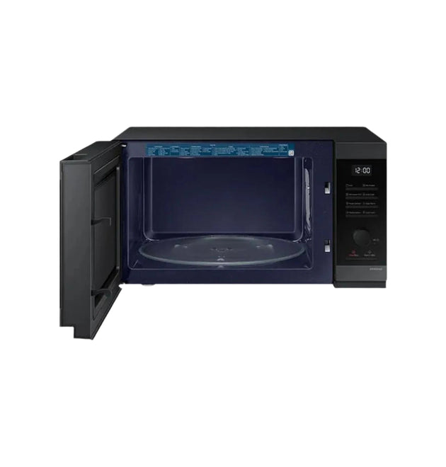 Samsung 40L Black Grill Microwave: Ceramic Interior, Power Defrost, Eco Mode