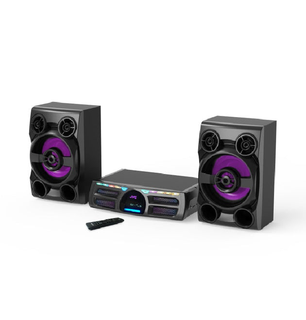 JVC MX-N122B 180W Bluetooth Home Entertainment System with Karaoke & USB