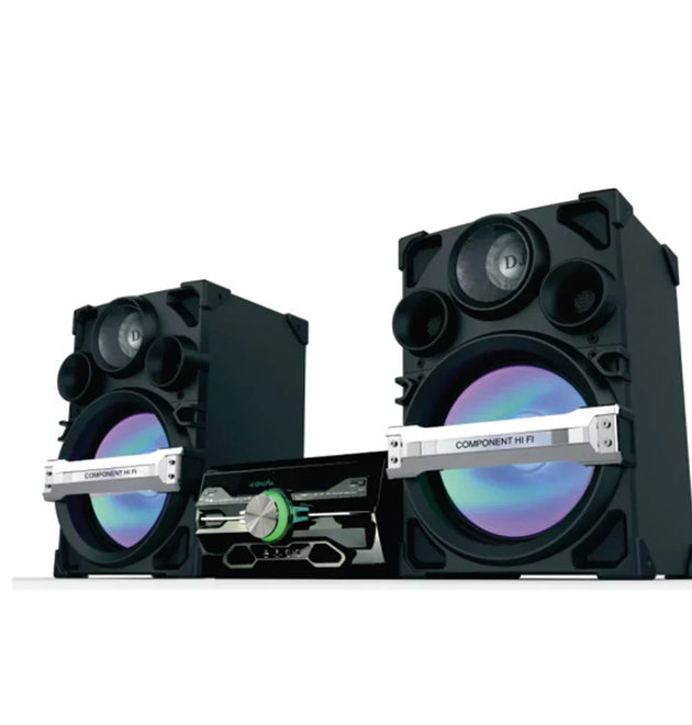 JVC MX-PH800 Powerful Bluetooth DVD Home Stereo System with Karaoke Function