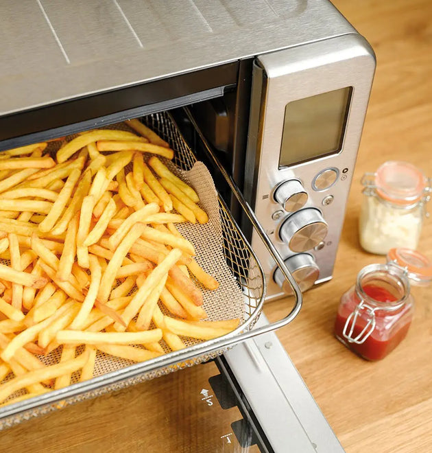 Reusable Non-Stick Rectangular Air Fryer Liners - 2 Pack for Effortless Cooking