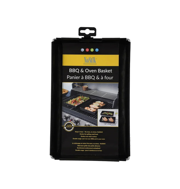 Small No-Stick BBQ Oven Basket for Grilling Vegetables Fish Meat