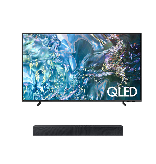 Samsung 65-inch QLED 4K Smart TV with Quantum Dot & HW-C400 Soundbar